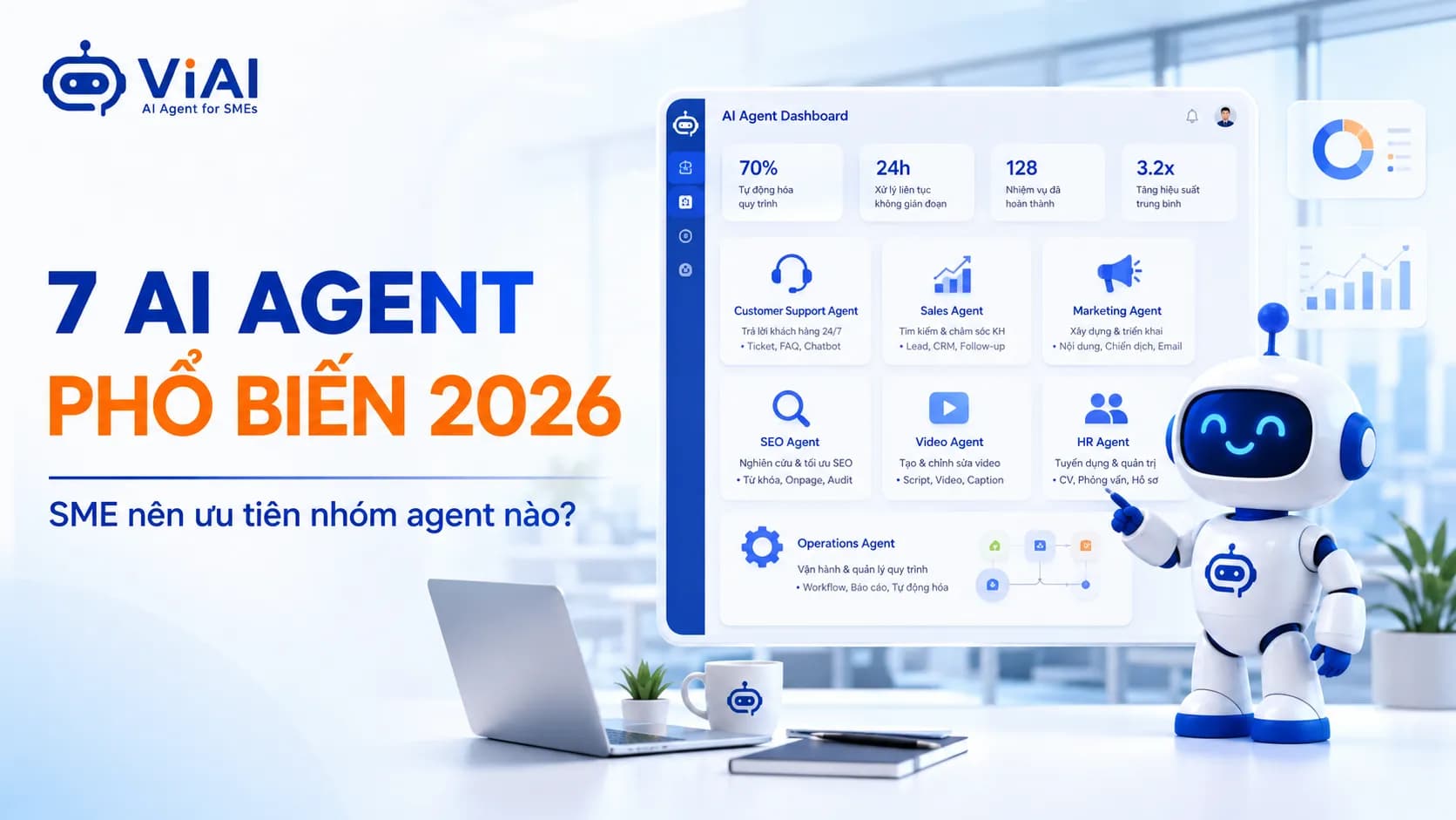 Tổng hợp 7 AI Agent phổ biến 2026 SME nên chọn AI Agent nào?