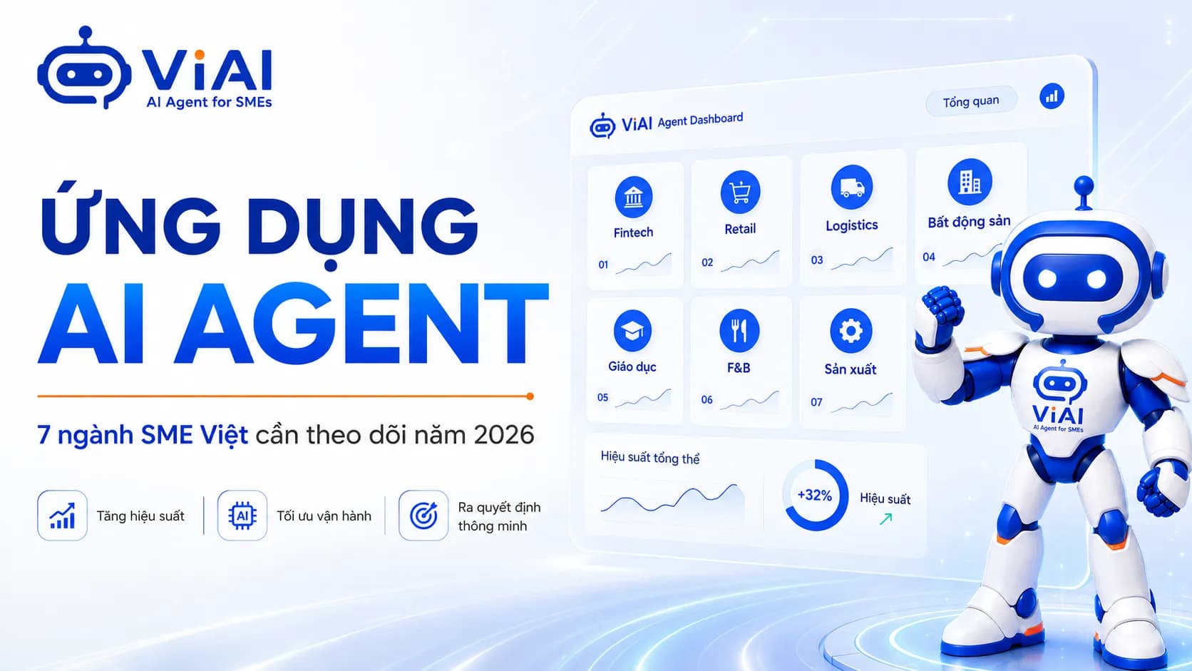 7 ngành tại Việt Nam Ứng dụng AI Agent đang tăng tốc năm 2026
