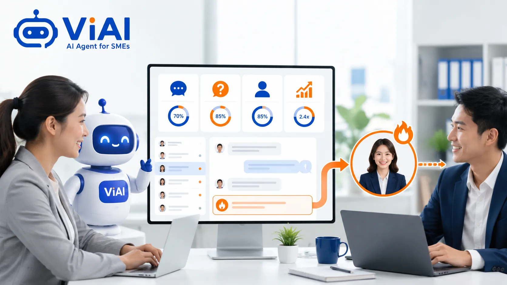 ViAI CSKH xử lý dữ liệu